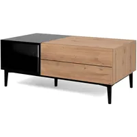 Furn.design Couchtisch Liam in Artisan und schwarz Beistelltisch mit