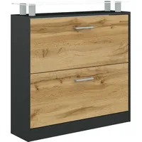 Borchardt Möbel Schuhschrank »Finn«, Breite 89 cm, mit Glasablage