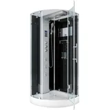 AcquaVapore D37-23R3-EC Dusche Dampfdusche Duschtempel Duschkabine -Th. 100x100 MIT 2K Scheiben Versiegelung
