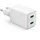 Hama Schnellladegerät GaN 2x USB-C PD 40 W Weiß