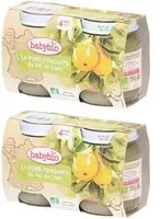 BABYBIO Poire Fondante Purée 2x260 g