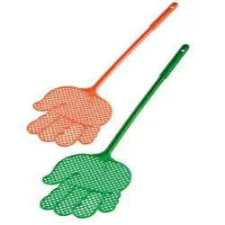 Fliegenklatsche, Design in Handform, farblich sortiert, farblich sortiert