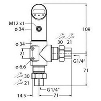 Turck Differenzdrucksensor PS001D-50 #6834119