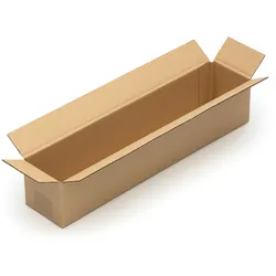 KK Verpackungen 50 Faltkartons 500 x 100 x 100 mm Kartons 50 x 10 x 10 cm Versandkartons Wellpappe