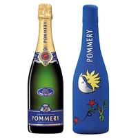 Pommery Brut Royal Champagner mit kühlender Neopren Icejacket Matta Mond (1 x 0.75 l)