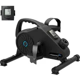 @tec Vita&Bike Mini Fitness Bike, Heimtrainer, Pedaltrainer mit einstellbaren 8-stufigen Magnetwiderstand Arm- und Beintrainer, Ausdauertraining für Zuhause und Büro Schwarz