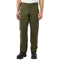 CARHARTT Ripstop-Fleece, Cargohose Dunkelgrün (G72) - W34/L30
