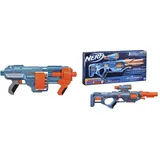 Nerf Elite 2.0 Shockwave RD-15 Blaster, 30 Nerf Darts & Elite 2.0 Eaglepoint RD-8 Blaster, 8-Dart Trommel, Abnehmbares Fernrohr und Abnehmbarer Lauf, 16 Nerf Darts, Bolzen