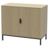 Vicco Kommode Lennox, 80 x 45 cm mit 2 Türen,