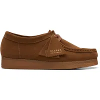 CLARKS Damen Wallabee-Oxford, Cola Suede, US 9 M, Cola Veloursleder, 9 Women/9 Men - 9 Women/9 Men