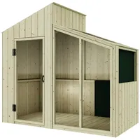 OUTDOORTOYS Spielhaus Milchstraße 183 x 101 x 171 cm Braun