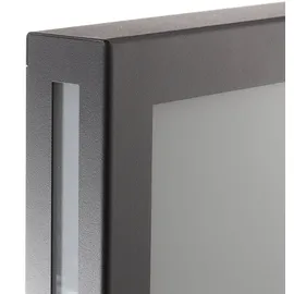 CMD Außenwandleuchte Edelstahl 14,1 cm inkl. Bewegungsmelder anthrazit