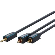 Clicktronic MP3-Adapterkabel 3,5mm Klinken-Stecker > 2x Cinch-Stecker 2,0m (70467)