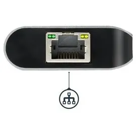 Startech StarTech.com (USB-C, 2 Ports), Dockingstation - USB Hub, Schwarz, Grau