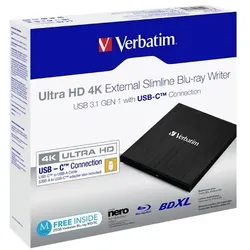 Verbatim Blu-ray Recorder USB 3.1 43888