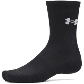 Under Armour Performance Cotton 3p Crew Socken Black/White 36,5-42