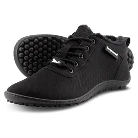 Leguano Barfußschuh »GALAXO« , Komfortschuh, Flats, Schnürschuh mit spezieller Halbkugel-Laufsohle Gr. 49, schwarz, , 77259659-49