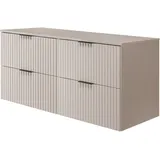 Rodan Waschbeckunterschrank mit Platte | Kaschmir | 120/57/46cm | Badezimmerschrank