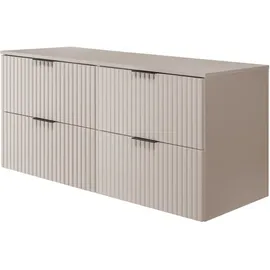 Rodan Waschbeckunterschrank mit Platte | Kaschmir | 120/57/46cm | Badezimmerschrank