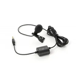 IK Multimedia iRig Mic Lav, Aufsteckbares Mikrofon, 35 dB, 30 - 16000 Hz, 3%, Ka