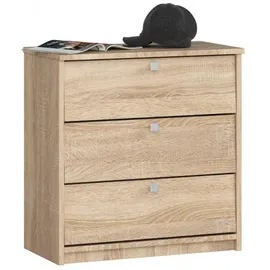 Akord Schuhkipper 60 x 62 x 31 cm geschlossen / Sonoma Eiche