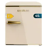 Cecotec Bolero CoolMarket TT Origin Retro-Kühlschrank (45 l, 550 mm hoch, Beige)