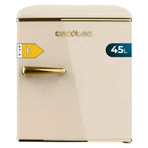 Cecotec Bolero CoolMarket TT Origin Retro-Kühlschrank (45 l, 550 mm hoch, Beige)