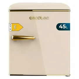 Cecotec Bolero CoolMarket TT Origin Retro-Kühlschrank (45 l, 550 mm hoch, Beige)