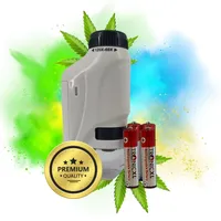 TronicXL Grow Taschenmikroskop + Akkus 60x - 120x Lupe Mikroskop für Trichome Ernte Zubehör für Growbox Grower Erntehelfer Prüfung Messgerät Schädlinge Pilze