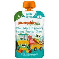 pumpkin organics Quetschbeutel Karotte/Apfel/Kokosmilch/Banane/Ananas/Dinkel 1 x 100 g