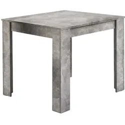 byLIVING Esstisch NEPAL, Breite 80 cm, Light Atelier (Beton-Optik)