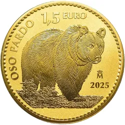 1 Unze Spanien Spanischer Braunbär 2025