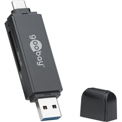 2in1 Kartenlesegerät USB 3.0 - USB-CTM - liest SDXC, SDHC, microSD, SD Speicherkarten