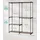 Songmics Garderobenständer offen 138 x 43 x 182 cm Braun
