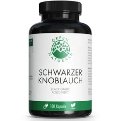 GREEN NATURALS schwarzer Knoblauch 750mg vegan Kps 180 St
