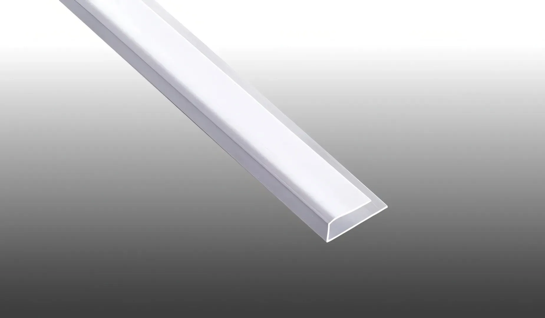 10 mm U-Abschlussprofil - für 10 mm Paneele - Länge: 3000 mm - Farbe: Weiß – robustes U-Profil – ideales Zusatzprofil für Paneelverkleidungen