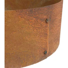 Estexo Hochbeet Pflanzring Edelrost Ø 40 cm Grau