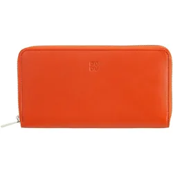 DuDu Geldbörse Leder 19 cm Portemonnaies   Orange Herren 