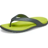 Crocs Coast Flip-Flop Schiefergrau/Zitrus 39