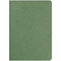 Clairefontaine Heft (DIN A5, 14,8 x 21 cm, gebund Age Bag Blank, 48 Blatt) 1 Stück grün