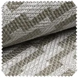 novely® Stoff exquisit ATTRACTO Polsterstoff im Leinen-Naturlook, Schwer Entzündbar, Robust, Abriebfest, Meterware, 1lfm braun