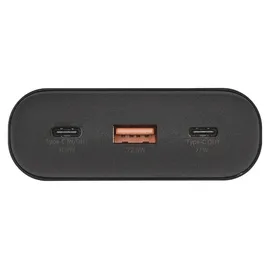EMOS Powerbank 27 000 mAh NTBF30 - externer Akku mit Passthrough und Fast-Charging 100W PD - 2X USB-C/USB-A-Port inkl. Ladekabel - für Tablet, Laptop, iPad, Handy, Kamera, Soundbox - schwarz