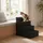 Relaxdays Faltbare Hundetreppe mit Stauraum Schwarz L