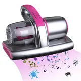 Yaasier Milbensauger für matratzen, 8000pa Kabellos Matratzensauger mit UV Licht & HEPA Dauerstaubbehälter Milbenstaubsauger, Tragbarer Milbenstaubsauger für Textil/Sofa/Matratze