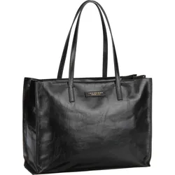 The Bridge Mirra Shopping with Zip 1314  in Nero/Oro (15.9 Liter), Shopper - Schwarz