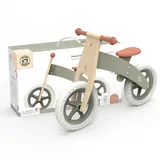 speedy monkey Laufrad 83,7x36x53,5cm grün, Holz Spielzeug für Kinder, Liebevolle Details- tolle Geschenkidee