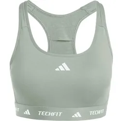 ADIDAS Damen BH TECHFIT, SILGRN, XL