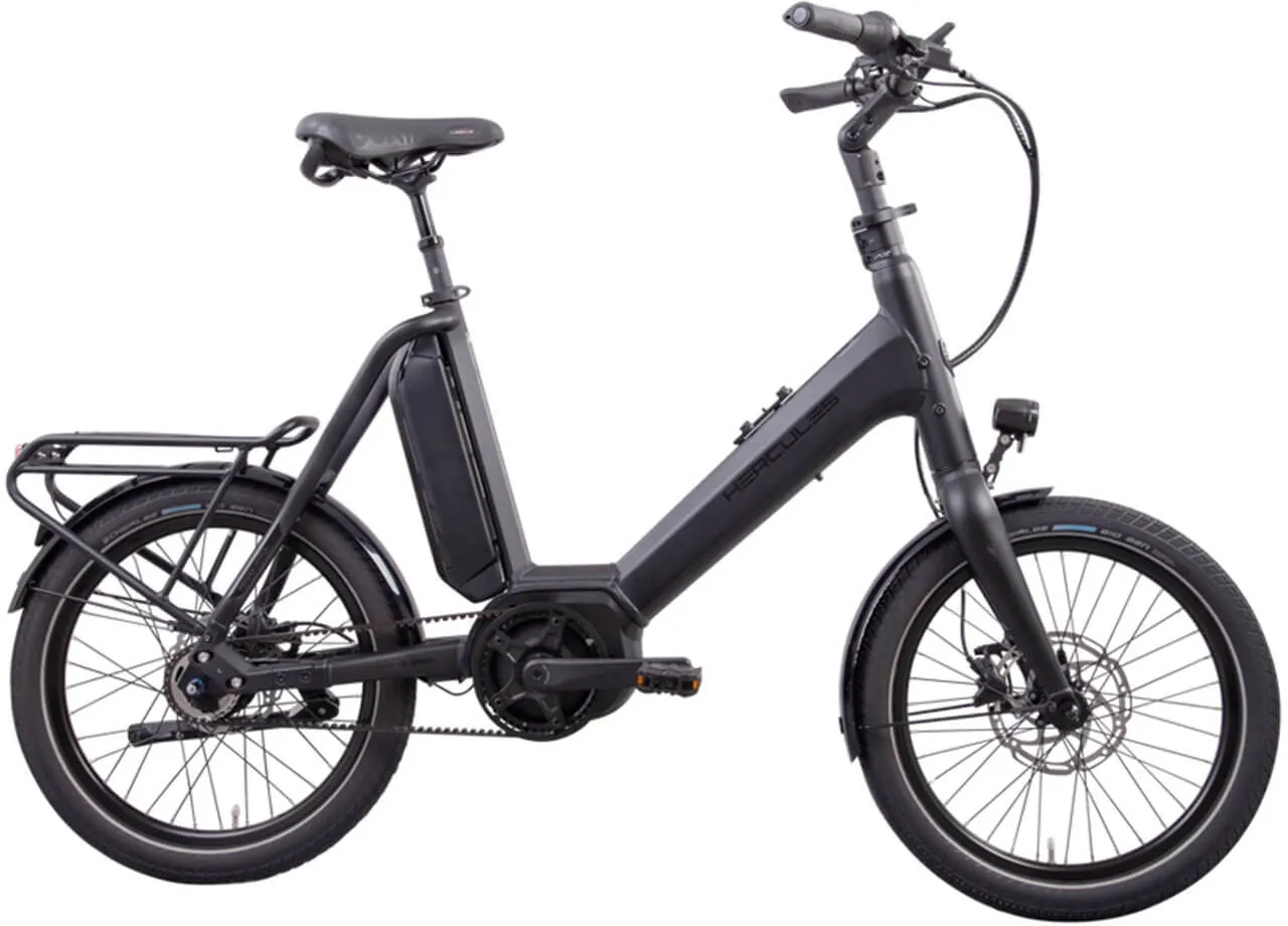 Hercules Futura Compact R5 500 Wh 20 Zoll - schwarz matt - 49cm | 20 Zoll