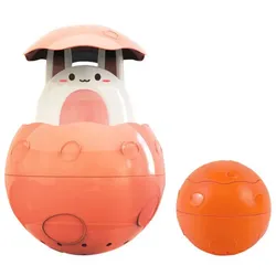 Tinisu Lernspielzeug Kinder Bade Spielzeug - Niedlicher Hase im Ei Wasserspielzeug orange