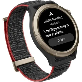 Amazfit Cheetah Pro BT 47 mm Titan schwarz Nylonarmband grau M